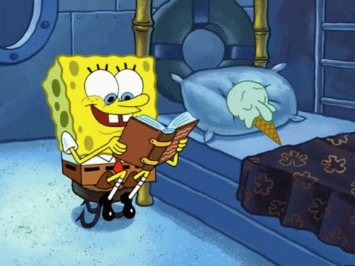 Spongebob Squarepants Story GIF - Spongebob Squarepants Story Bed Time GIFs