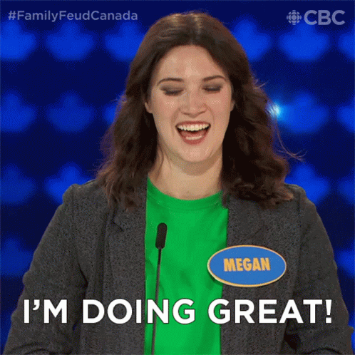 Im Doing Great Family Feud Canada GIF - Im Doing Great Family Feud Canada Im Well GIFs