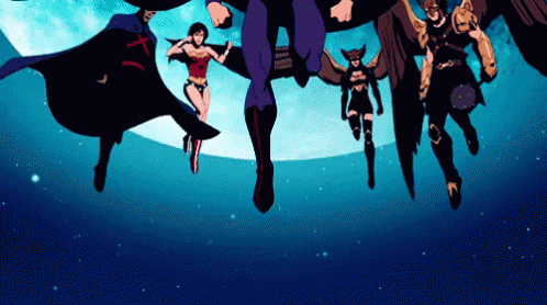 From The Sky - Justice League GIF - Justice League Animated GIFs