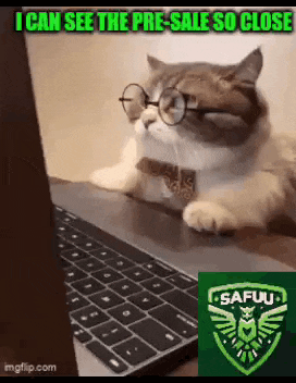 a cat wearing glasses is laying on a laptop .