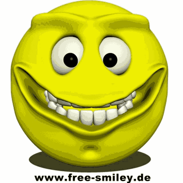 a yellow smiley face with the website www.free-smiley.de underneath