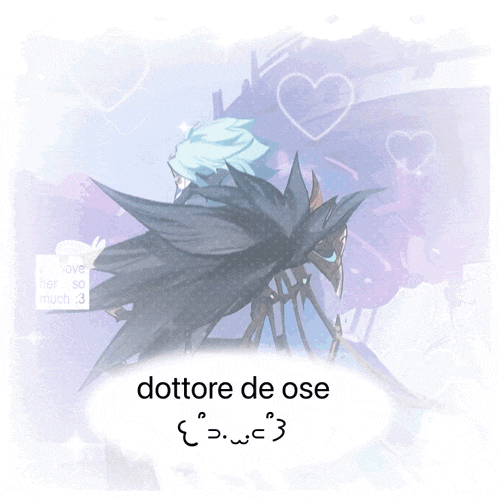 a drawing of a man and woman with the words dottore de ose in the corner