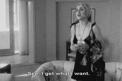 Madonna Top GIF - Madonna Top I Get What I Want GIFs