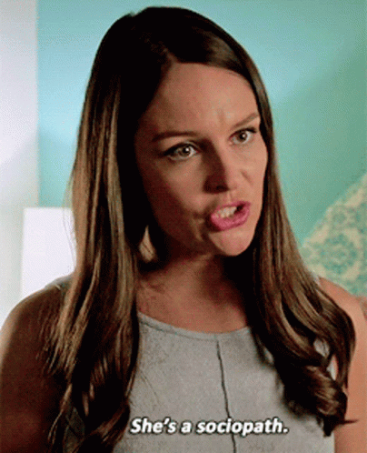 Jane The Virgin Shes A Sociopath GIF - Jane The Virgin Shes A Sociopath Sociopath GIFs