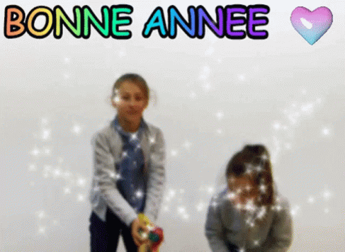 Kids Bonne Annee GIF - Kids Bonne Annee Heart GIFs