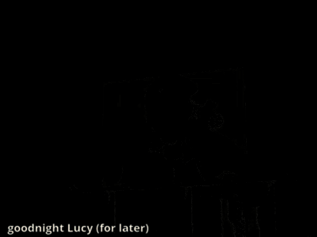 a poster that says yukino girlboss and goodnight lucy for later
