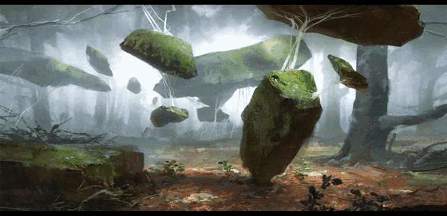Forest Antigarvity GIF - Forest Antigarvity Stones GIFs