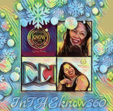 a colorful painting of a woman with the word know in the middle