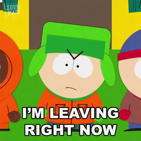 Im Leaving Right Now Kyle Broflovski GIF - Im Leaving Right Now Kyle Broflovski South Park GIFs