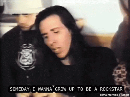 One Day I Want To Be A Rockstar GIF - Rockstar Marilyn Manson Iwanttobearockstar GIFs