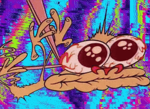 Trippy Psychedelic GIF - Trippy Psychedelic Ren And Stimpy GIFs