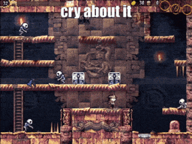 La-mulana La-mulana Remake GIF - La-mulana La-mulana Remake Cry About It GIFs