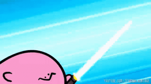 Kirbo Kirby GIF - Kirbo Kirby Sword GIFs