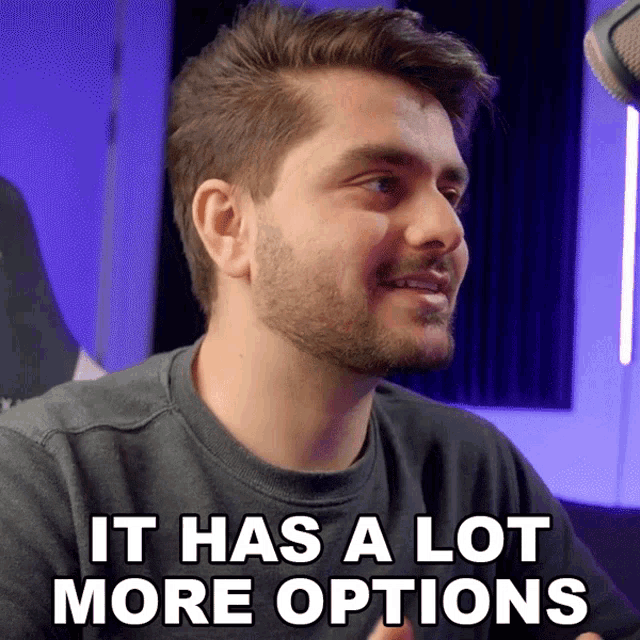 It Has A Lot More Options Ignace Aleya GIF - It Has A Lot More Options Ignace Aleya It Do Have Many More Choices GIFs