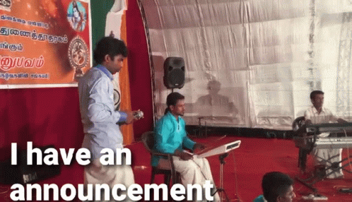 I Have An Announcement Rt Rana GIF - I Have An Announcement Rt Rana Rt Rana Gif GIFs