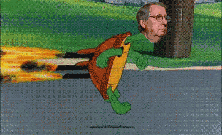 Mitch Mcconnell GIF - Mitch Mc Connell Turtle Rocket GIFs