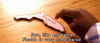 Now, Like Any Penis, Florida Is Very Complicated. GIF - Florida Penis Thirtyrock GIFs
