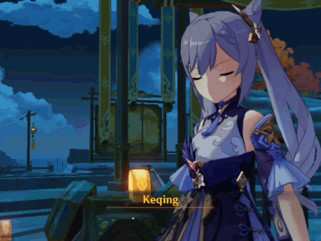 a video game character named keqing apologises