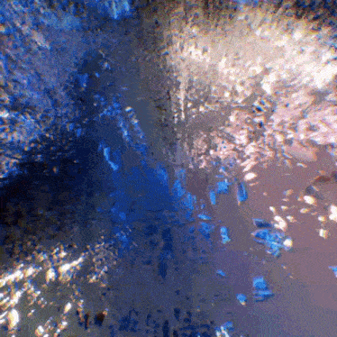 a painting of a purple and blue background