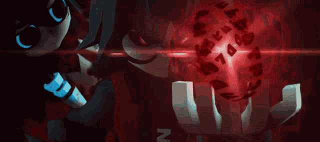 a red background with the letter n in the lower right corner