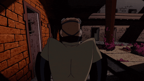 a cartoon character with a big smile and goggles on his head