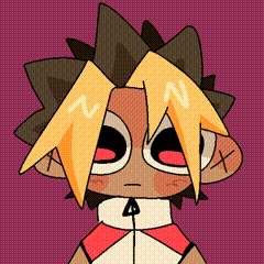 a cartoon drawing of a person with a n on their forehead