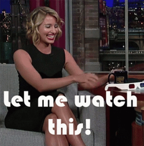 Dianna Agron Let Me Watch This GIF