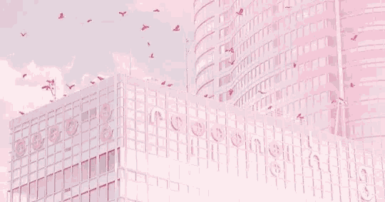 Pink Anime GIF - Pink Anime City GIFs