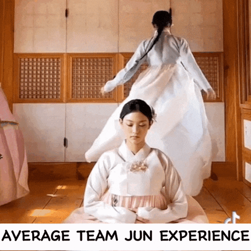 average team jun experience is displayed on a poster