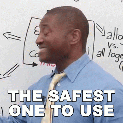 The Safest One To Use James GIF - The Safest One To Use James Engvid GIFs