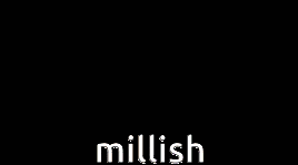 a couple of anime girls hugging each other with the words millish written in white
