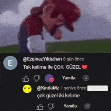 a screenshot of a facebook post with a person named ezginaz yildizhan on it