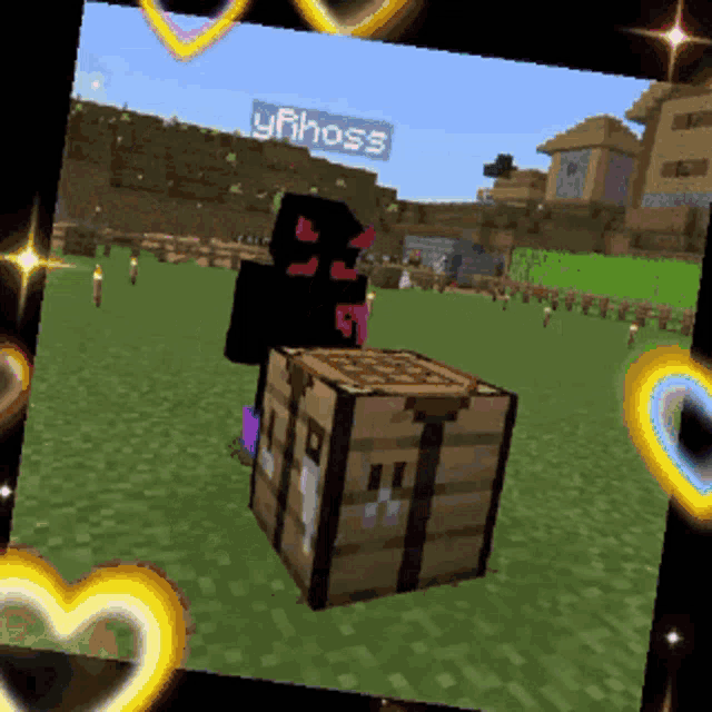 a screenshot of a video game with the name yfhoss on the top left