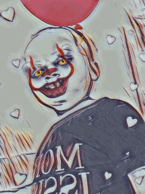 Clown Filter Creepy GIF - Clown Filter Creepy Pennywise GIFs