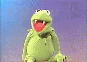 Kermit The Frog Bite GIF - Kermit The Frog Bite Beat GIFs