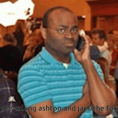 Me Calling Ashton GIF