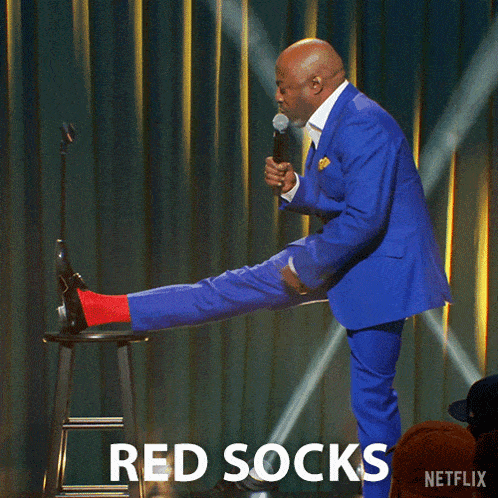 Red Socks Donnell Rawlings GIF - Red Socks Donnell Rawlings A New Day GIFs