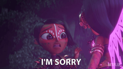 Im Sorry Maya GIF - Im Sorry Maya Zoe Saldana GIFs
