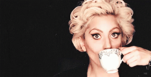 Idgaf Lady Gaga GIF - Idgaf Lady Gaga Tea GIFs