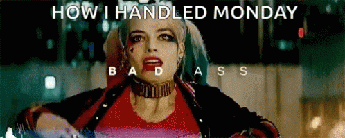Bad Ass Harley Quinn GIF - Bad Ass Harley Quinn Jump GIFs