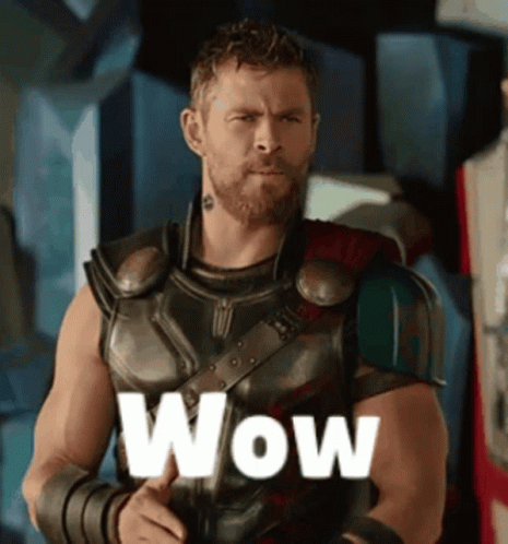 Wow Thor GIF - Wow Thor Chris Hemsworth GIFs