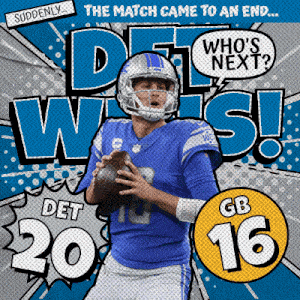Green Bay Packers (16) Vs. Detroit Lions (20) Post Game GIF