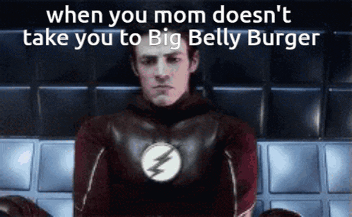 The Flash Big Belly Burger GIF - The Flash Big Belly Burger The Flash Cw GIFs