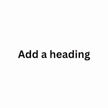 a picture of a woman with the words add a heading above her