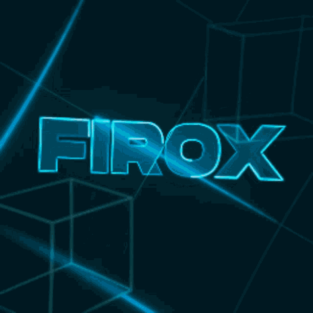 a logo for a company called firox that is blue