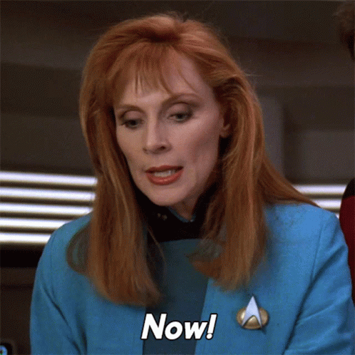 Now Dr Beverly Crusher GIF - Now Dr Beverly Crusher Star Trek GIFs