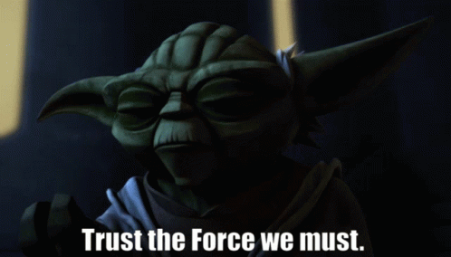Trust The Force Yoda GIF - Trust The Force Yoda The Clone Wars GIFs