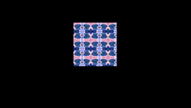 a kaleidoscope of blue and pink shirts with one that says ' i love you ' on it