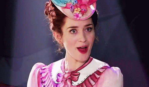 Oh Emily Blunt GIF - Oh Emily Blunt Mary Poppins Returns GIFs