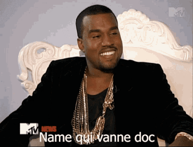Name Vanne Doc Kanye West GIF - Name Vanne Doc Kanye West Name Qui Se Fait Vanner Par Doc GIFs